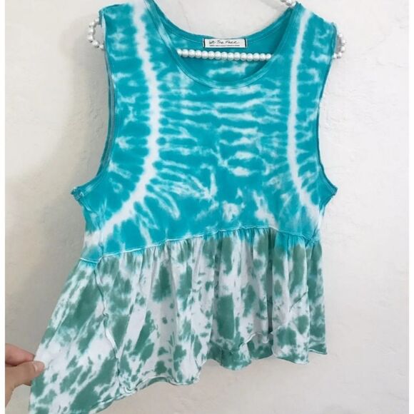 Free People Tie Dye Anytime Cotton Tank Top size Small - Picture 7 of 10